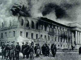 Kyiv burning