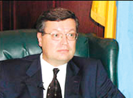 Ukraine's Minister of Foreign Affairs Konstantyn Hryshchenko