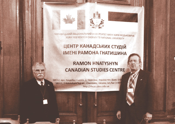L. to R.: Dr. Roman Yereniuk and Jurij Fedyk