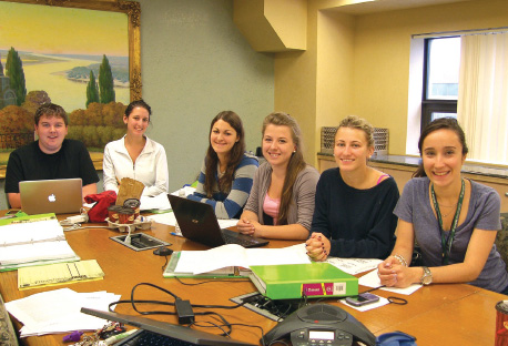 2 - L. to R.: Eric Leaman, Kalyna Taras, Amanda Chajkowski,  Oksana Bablak, Alexandra Polanska, Kristin Glover