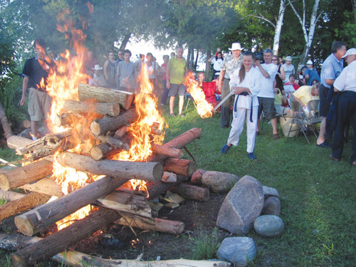 Lighting of the Ivana Kupalo “Vatra”