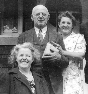 2 - (L. to R.): Julia (Kazia) Yaworska, Joseph and Helen Martyniuk in the early 1950s